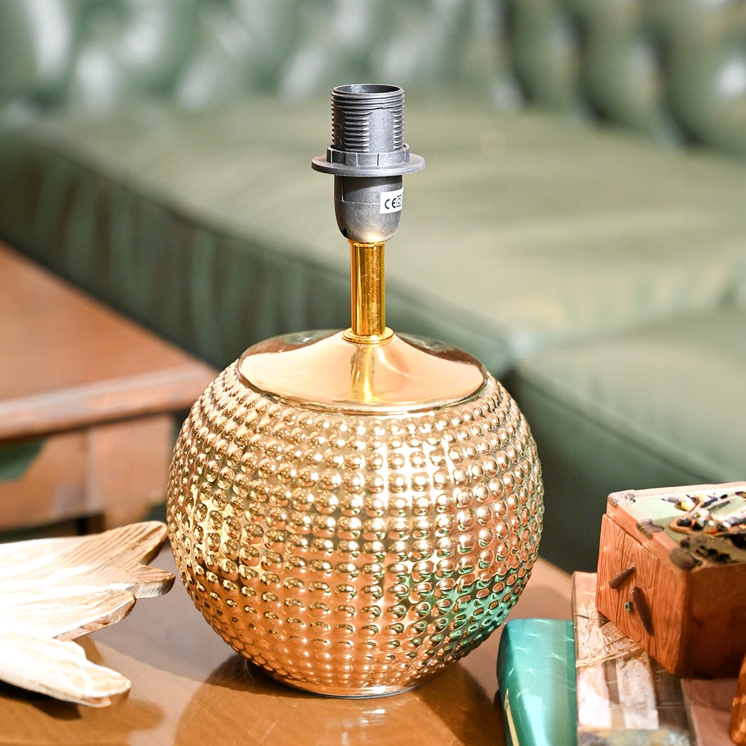 VON CASA Black& Golden Table Lamp